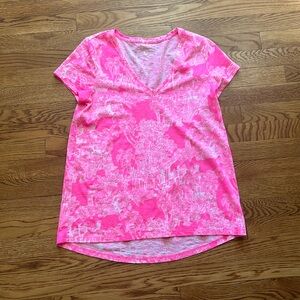 Lilly Pulitzer v-neck cotton T-shirt